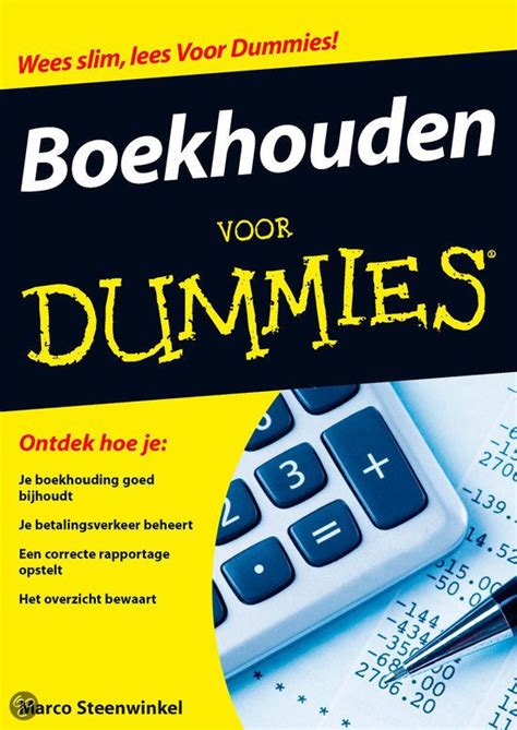 boekhouden voor dummies.